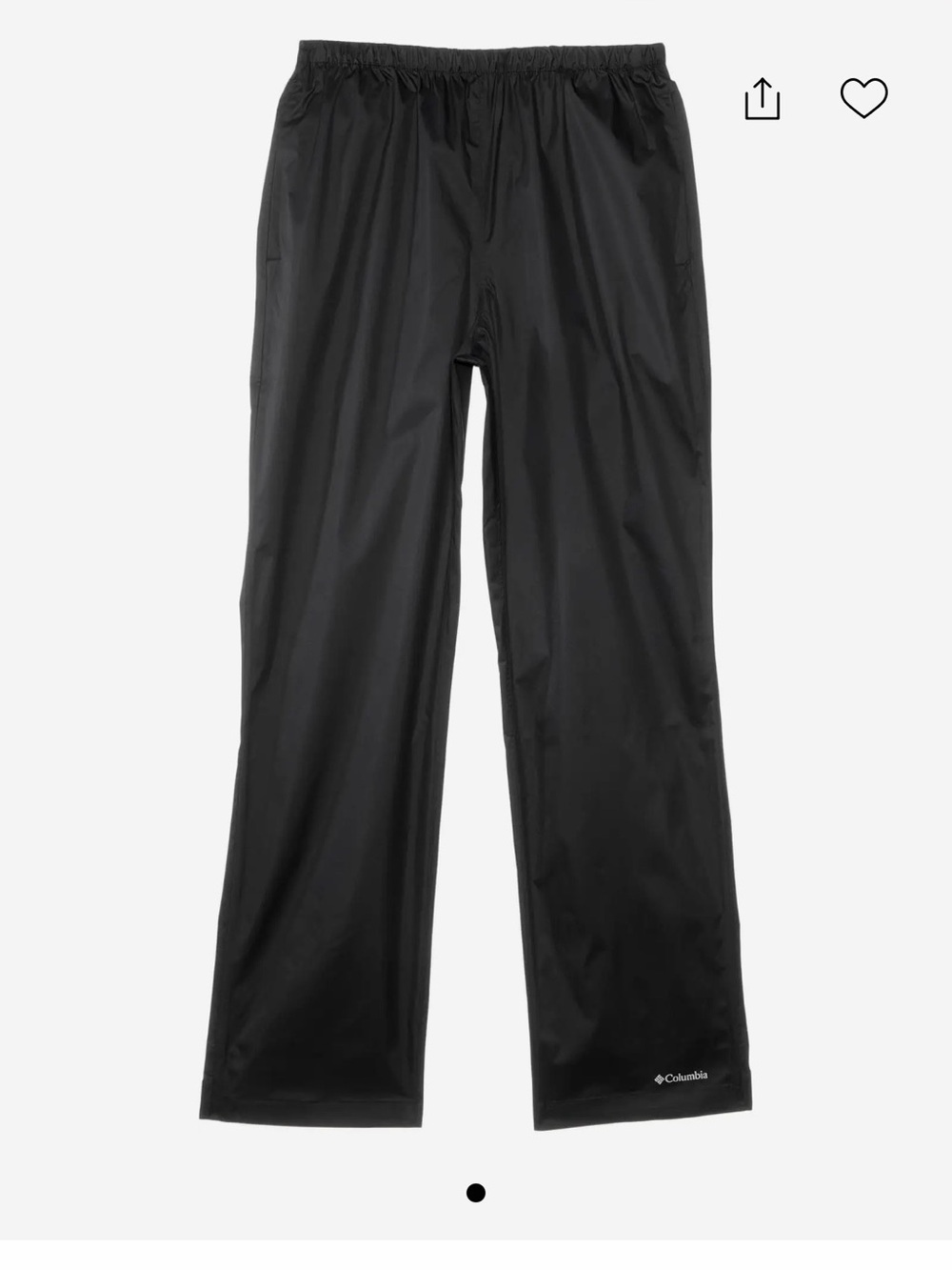 Columbia Kids Trail Adventure Rain Pants- Grey EUC